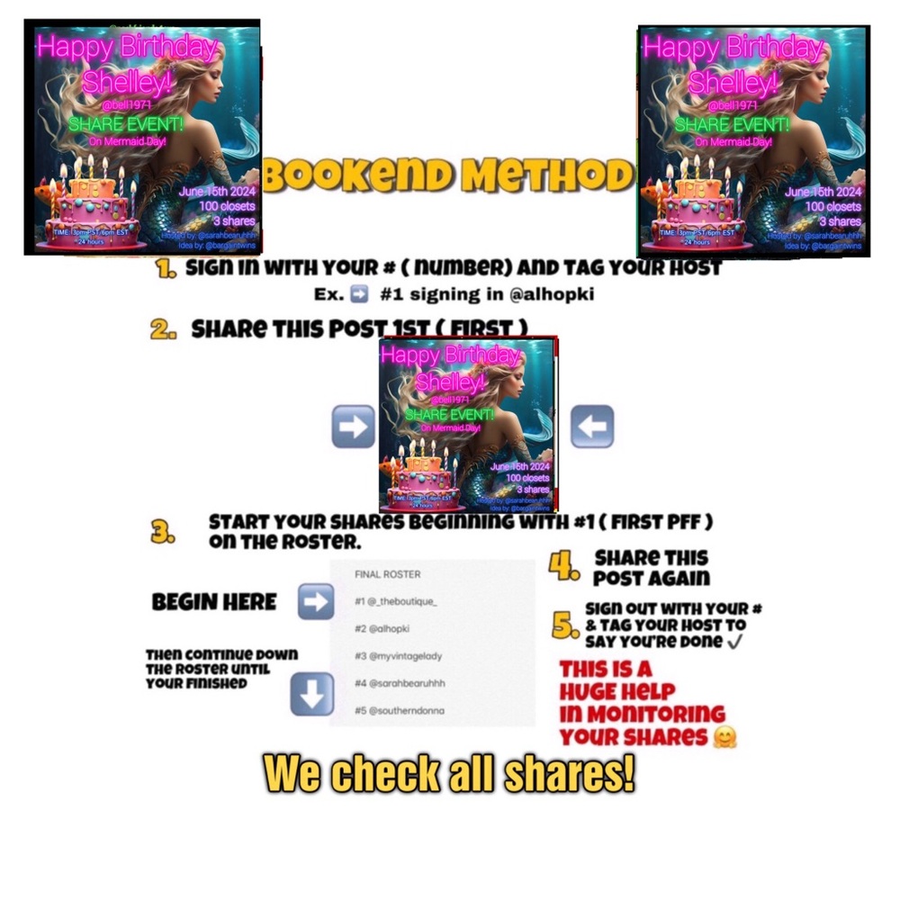 EVENT OVER! If you didnβt complete ur shares time is up! TY ALL 4 EVERYTHING! π - Picture 5 of 7